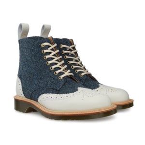 Dr Martens Harris Tweed “Ellis” Wingtip Boots